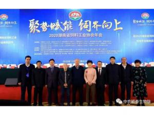 聚勢賦能,飼界向上—中農(nóng)穎泰祝賀2020年湖南省飼料工業(yè)協(xié)會年會圓滿成功